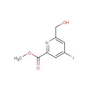 methyl 6-(hydroxymethyl)-4-iodopicolinate