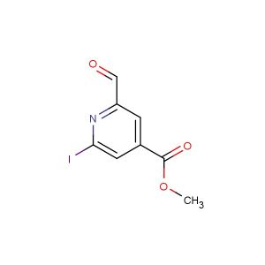 methyl 2-formyl-6-iodoisonicotinate