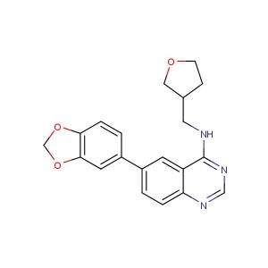6-(benzo[d][1,3]dioxol-5-yl)-N-((tetrahydrofuran-3-yl)methyl)quinazolin-4-amine