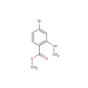 methyl 4-bromo-2-(methylamino)benzoate