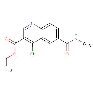 ethyl 4-chloro-6-(methylcarbamoyl)quinoline-3-carboxylate
