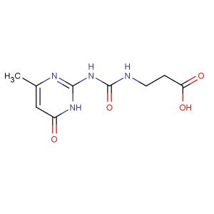 3-(3-(4-methyl-6-oxo-1,6-dihydropyrimidin-2-yl)ureido)propanoic acid