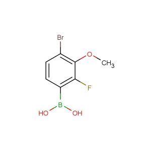 4-bromo-2-fluoro-3-methoxyphenylboronic acid