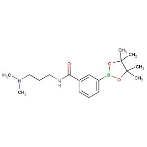 N-(3-(dimethylamino)propyl)-3-(4,4,5,5-tetramethyl-1,3,2-dioxaborolan-2-yl)benzamide