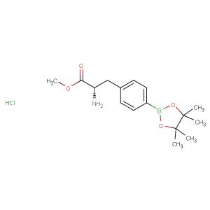 methyl (2S)-2-amino-3-[4-(tetramethyl-1,3,2-dioxaborolan-2-yl)phenyl]propanoate hydrochloride