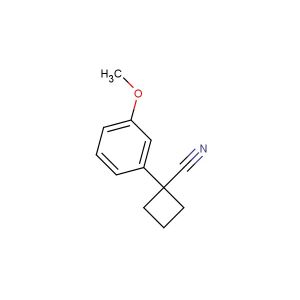 1-(3-methoxyphenyl)cyclobutanecarbonitrile
