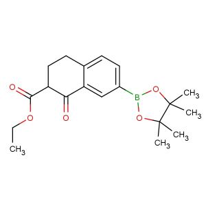 Ethyl 1-oxo-7-(tetramethyl-1,3,2-dioxaborolan-2-yl)-3,4-dihydro-2H-naphthalene-2-carboxylate