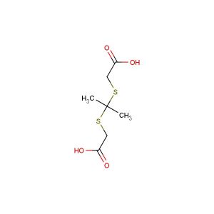 2,2'-(propane-2,2-diylbis(sulfanediyl))diacetic acid
