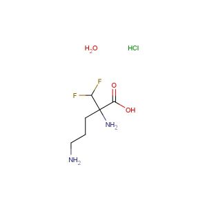 Eflornithine hydrochloride hydrate(Synonyms: DFMO hydrochloride hydrate; MDL-71782 hydrochloride hydrate; RMI-71782 hydrochloride hydrate; ϫ-difluoromethylornithine hydrochloride hydrate)