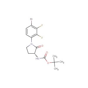 tert?butyl (R)?(1?(2,3?difluoro?4?bromophenyl)?2?oxopyrrolidin?3?yl)carbamate