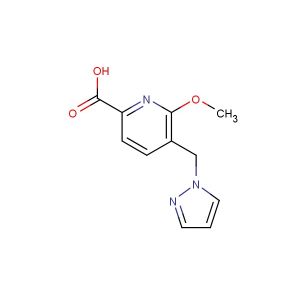 5?((1H?pyrazol?1?yl)methyl)?6?methoxypicolinic acid