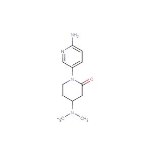 1?(6?amino?3?pyridyl)?4?(dimethylamino)piperidin?2?one