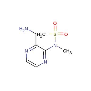 N?(3?(aminomethyl)pyrazin?2?yl)?N?methylmethanesulfonamide