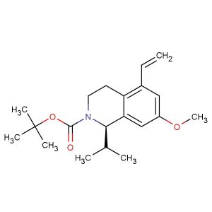 tert-butyl (R)-1-isopropyl-7-methoxy-5-vinyl-3,4-dihydroisoquinoline-2(1H)-carboxylate