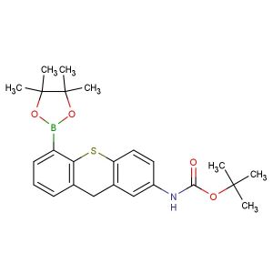 tert-butyl (5-(4,4,5,5-tetramethyl-1,3,2-dioxaborolan-2-yl)-9H-thioxanthen-2-yl)carbamate