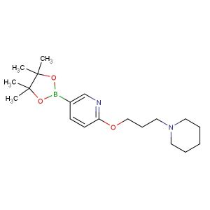 2-(3-(piperidin-1-yl)propoxy)-5-(4,4,5,5-tetramethyl-1,3,2-dioxaborolan-2-yl)pyridine