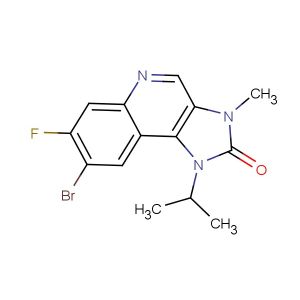8-bromo-7-fluoro-1-isopropyl-3-methyl-1,3-dihydro-2H-imidazo[4,5-c]quinolin-2-one