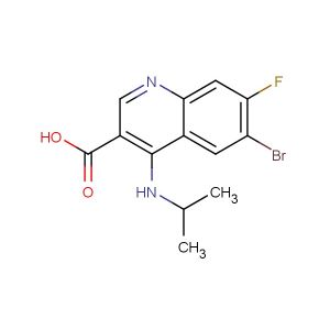 6-bromo-7-fluoro-4-(isopropylamino)quinoline-3-carboxylic acid