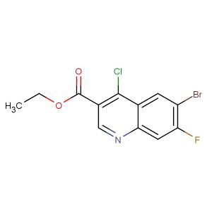 ethyl 6-bromo-4-chloro-7-fluoroquinoline-3-carboxylate