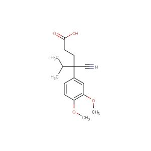 4-cyano-4-(3,4-dimethoxyphenyl)-5-methylhexanoic acid