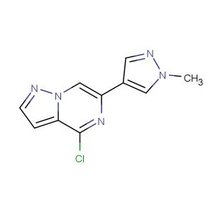 4-chloro-6-(1-methyl-1H-pyrazol-4-yl)pyrazolo[1,5-a]pyrazine