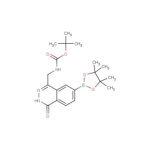 tert-butyl ((4-oxo-7-(4,4,5,5-tetramethyl-1,3,2-dioxaborolan-2-yl)-3,4-dihydrophthalazin-1-yl)methyl)carbamate