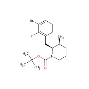 tert?butyl (2S,3S)?3?amino?2?(3?bromo?2?fluorobenzyl)piperidine?1?carboxylate