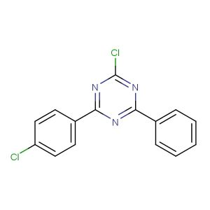 2-chloro-4-(4-chlorophenyl)-6-phenyl-1,3,5-triazine