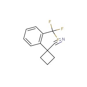 1-(2-(trifluoromethyl)phenyl)cyclobutane-1-carbonitrile