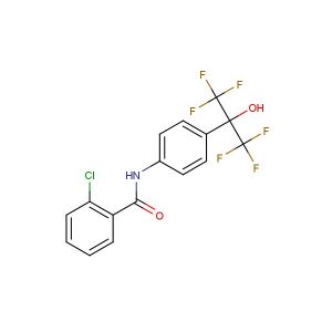 2-chloro-N-(4-(1,1,1,3,3,3-hexafluoro-2-hydroxypropan-2-yl)phenyl)benzamide
