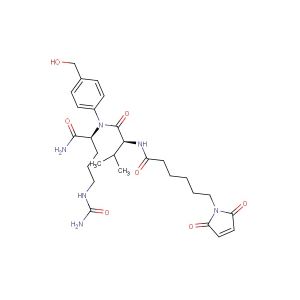 N-[6-(2,5-Dihydro-2,5-dioxo-1H-pyrrol-1-yl)-1-oxohexyl]-L-valyl-N5-(aminocarbonyl)-N-[4-(hydroxymethyl)phenyl]-L-ornithinamide
