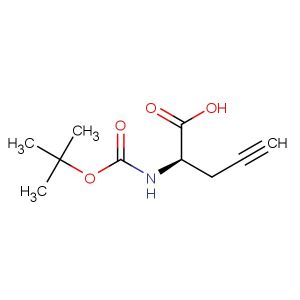 (R)-2-((tert-Butoxycarbonyl)amino)pent-4-ynoic acid