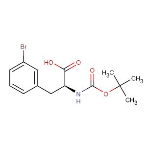 (S)-3-(3-bromophenyl)-2-((tert-butoxycarbonyl)amino)propanoic acid