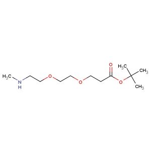 Methylamino-PEG2-Boc(Synonyms: Methylamino-PEG2-t-butyl ester)