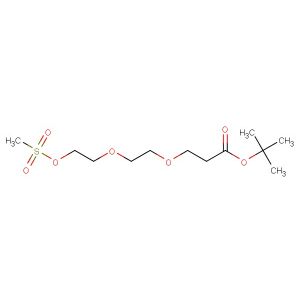 Ms-PEG2-C2-Boc