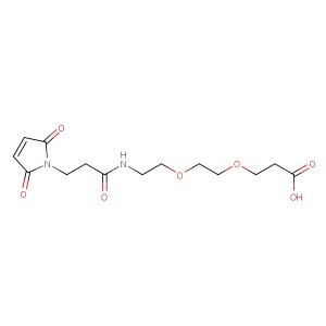 3-(2-(2-(3-(2,5-dioxo-2,5-dihydro-1H-pyrrol-1-yl)propanamido)ethoxy)ethoxy)propanoic acid