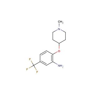 2-(1-methylpiperidin-4-yloxy)-5-(trifluoromethyl)aniline