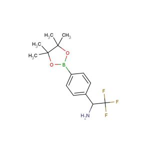 2,2,2-trifluoro-1-(4-(4,4,5,5-tetramethyl-1,3,2-dioxaborolan-2-yl)phenyl)ethanamine