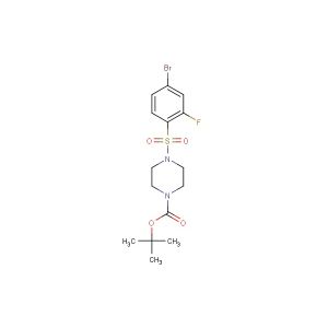 tert-butyl 4-((4-bromo-2-fluorophenyl)sulfonyl)piperazine-1-carboxylate