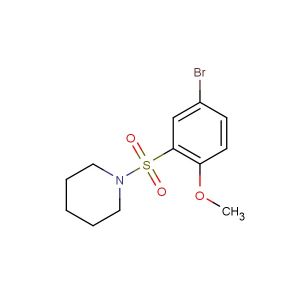 1-((5-bromo-2-methoxyphenyl)sulfonyl)piperidine