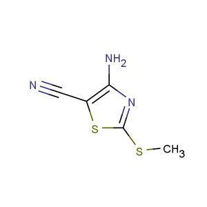 4-amino-2-(methylthio)thiazole-5-carbonitrile