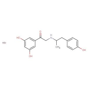 1-(3,5-dihydroxyphenyl)-2-((1-(4-hydroxyphenyl)propan-2-yl)amino)ethanone hydrobromide