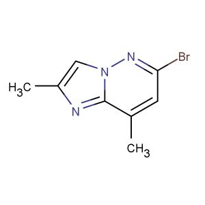 6-bromo-2,8-dimethylimidazo[1,2-b]pyridazine