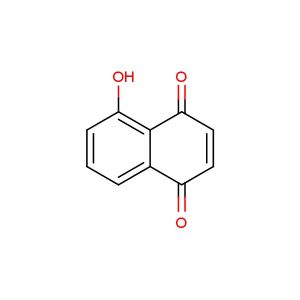 Juglone(Synonyms: 5-Hydroxy-1,4-naphthalenedione)