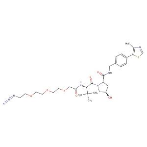 (S,R,S)-AHPC-PEG3-N3(Synonyms: VH032-PEG3-N3; VHL Ligand-Linker Conjugates 8; E3 ligase Ligand-Linker Conjugates 12)