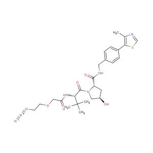 (S,R,S)-AHPC-PEG1-N3(Synonyms: VH032-PEG1-N3; VHL Ligand-Linker Conjugates 9; E3 ligase Ligand-Linker Conjugates 3)