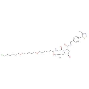 (S,R,S)-AHPC-(C3-?PEG)?2-?C6-?Cl(Synonyms: VHL Ligand-Linker Conjugates 11; E3 ligase Ligand-Linker Conjugates 11)
