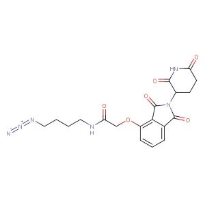 Thalidomide-O-amido-C4-N3(Synonyms: Cereblon Ligand-Linker Conjugates 4; E3 ligase Ligand-Linker Conjugates 18)