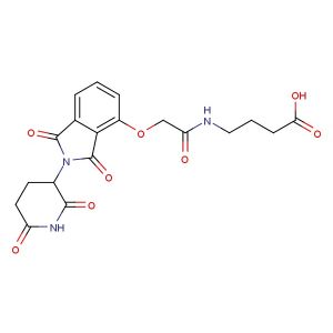 Thalidomide-O-amido-C3-COOH(Synonyms: Cereblon Ligand-Linker Conjugates 7; E3 ligase Ligand-Linker Conjugates 15)
