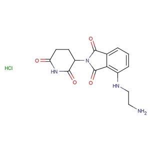 Pomalidomide-C2-NH2 hydrochloride  (Synonyms: Cereblon Ligand-Linker Conjugates 15 hydrochloride)